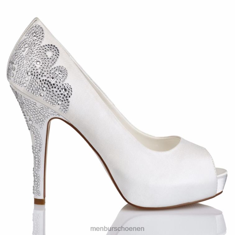 wit bruids schoen 64N062326 engelina vrouwen Menbur