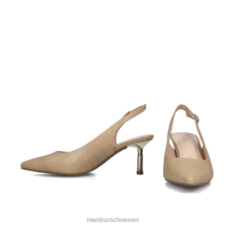 beige casual chique schoen 64N062978 kant vrouwen Menbur