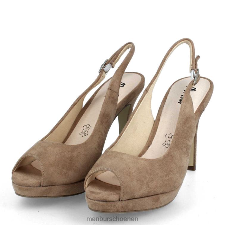 beige casual chique schoen 64N063198 busana vrouwen Menbur