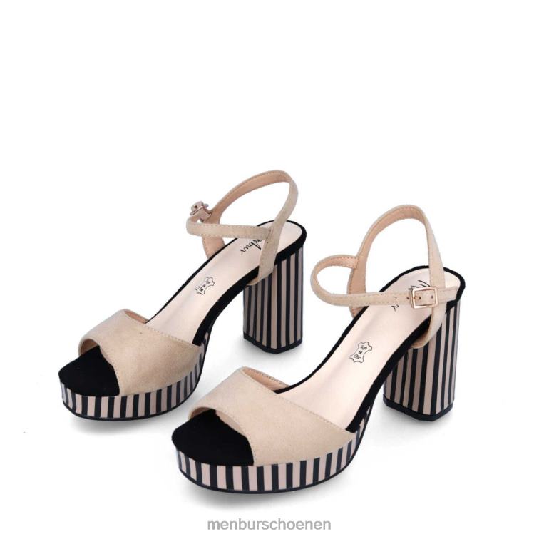 beige casual chique schoen 64N063299 aunede vrouwen Menbur