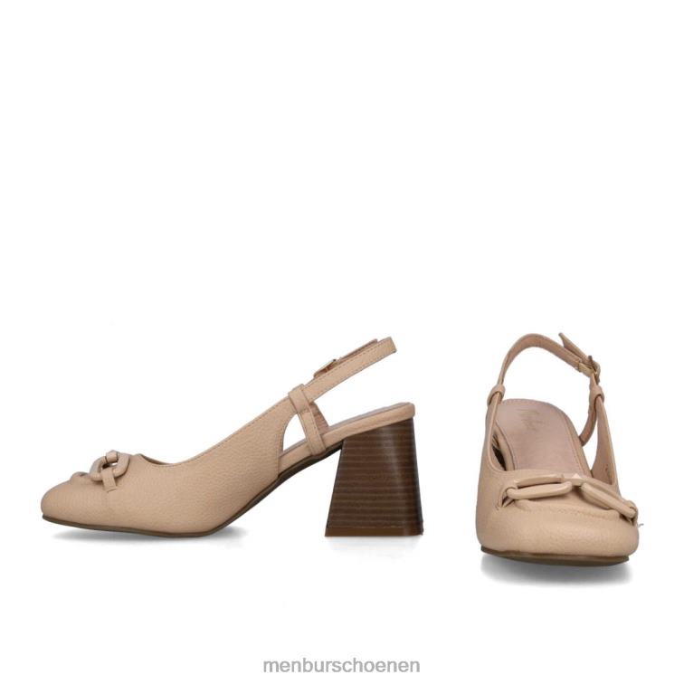 beige casual chique schoen 64N063470 sextanen vrouwen Menbur