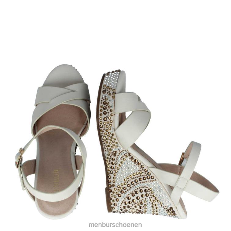 beige casual chique schoen 64N063626 birbesi vrouwen Menbur