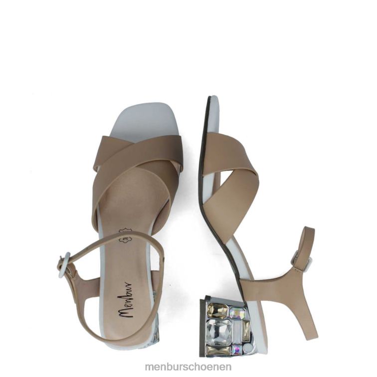 bruin casual chique schoen 64N06263 brirus vrouwen Menbur