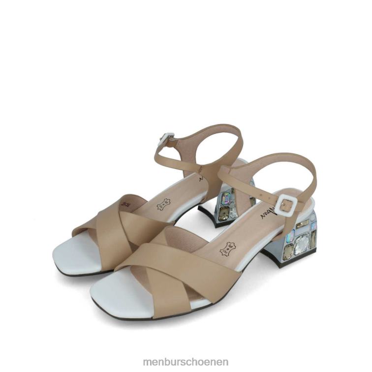 bruin casual chique schoen 64N06263 brirus vrouwen Menbur