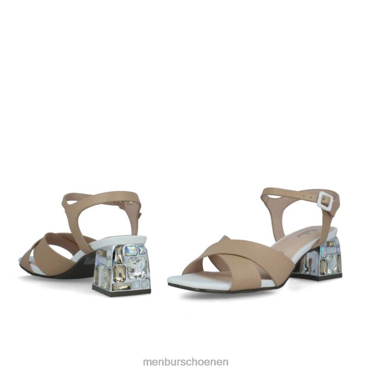 bruin casual chique schoen 64N06263 brirus vrouwen Menbur