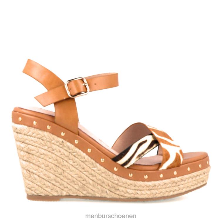 bruin casual chique schoen 64N063190 busalla vrouwen Menbur