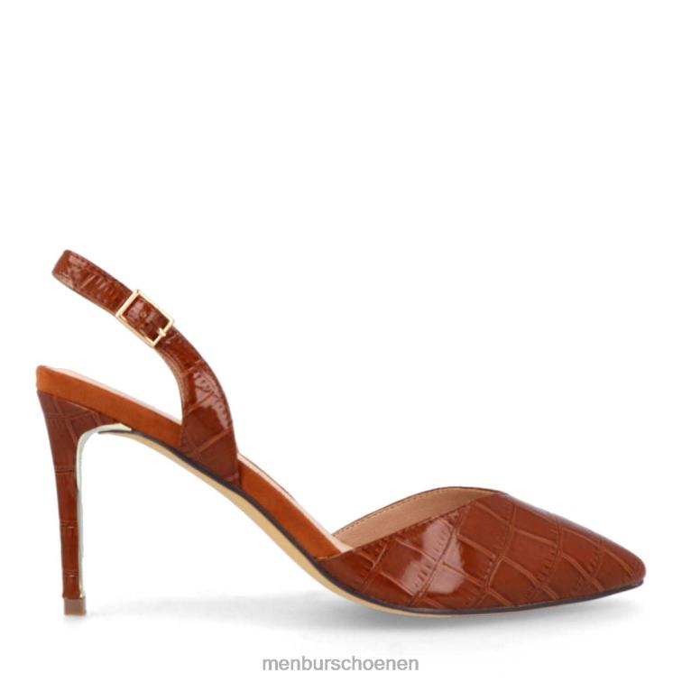 bruin casual chique schoen 64N063351 baricella vrouwen Menbur