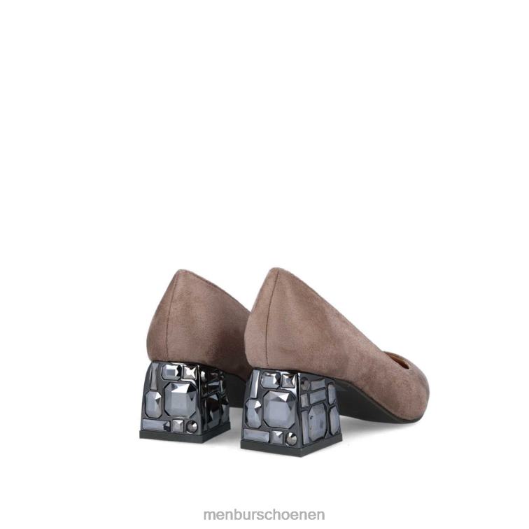 bruin casual chique schoen 64N063358 carpinon vrouwen Menbur