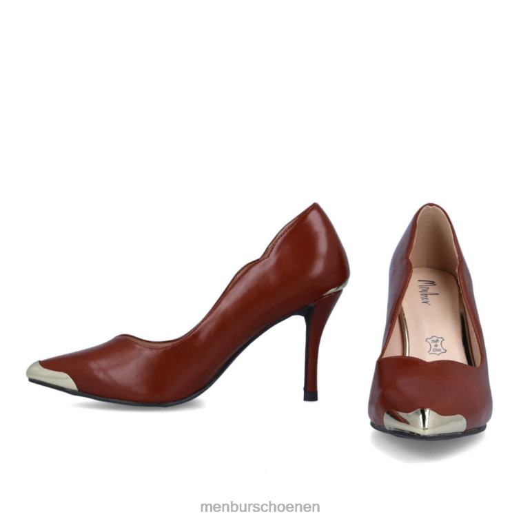 bruin casual chique schoen 64N063373 calari vrouwen Menbur