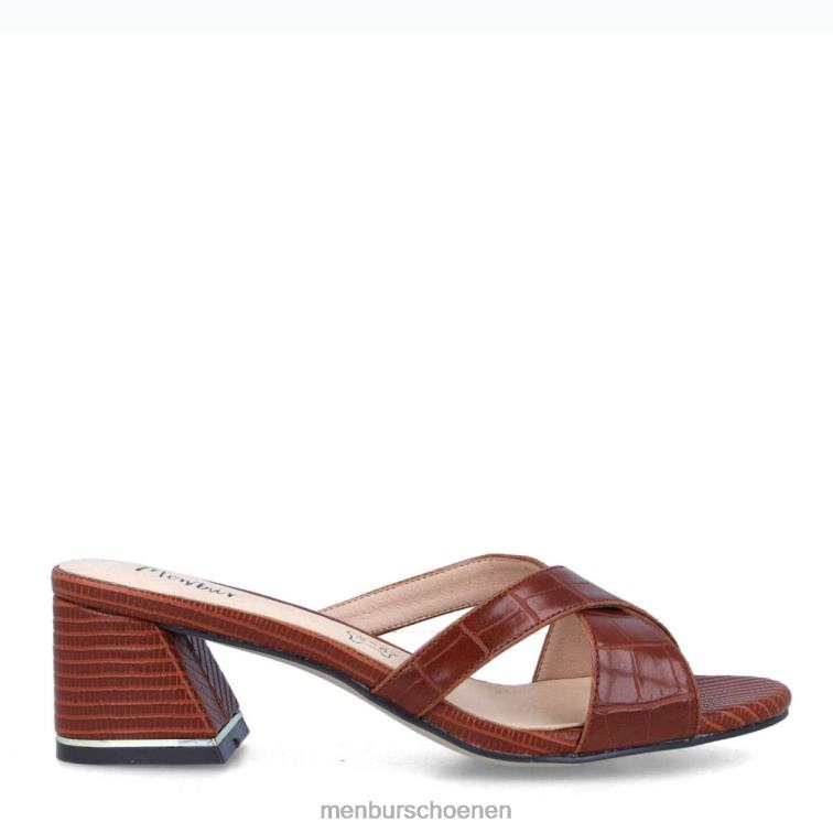 bruin casual chique schoen 64N063553 roccella vrouwen Menbur