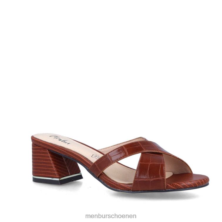 bruin casual chique schoen 64N063553 roccella vrouwen Menbur