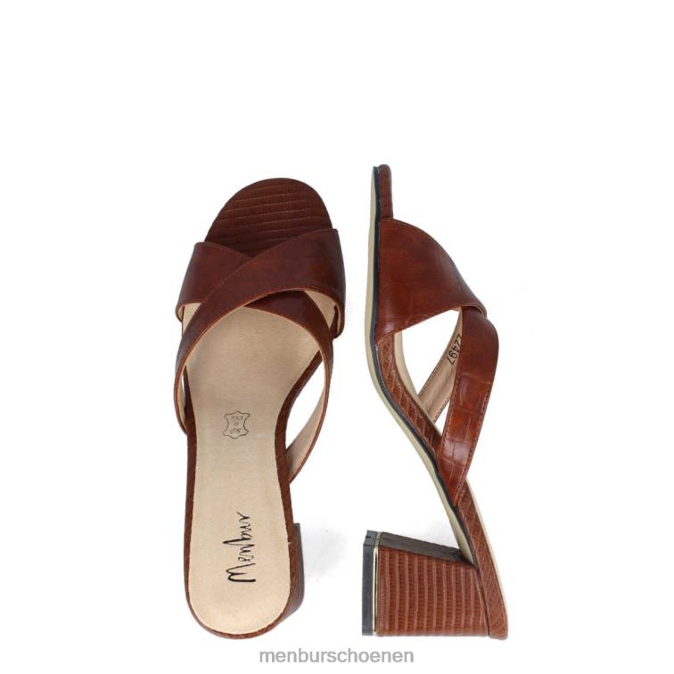 bruin casual chique schoen 64N063553 roccella vrouwen Menbur