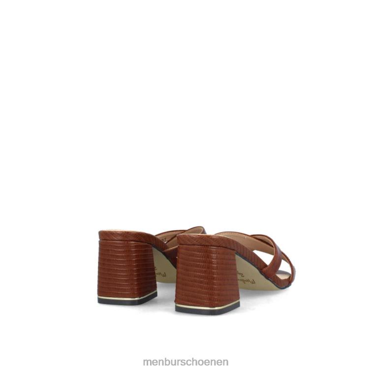 bruin casual chique schoen 64N063553 roccella vrouwen Menbur