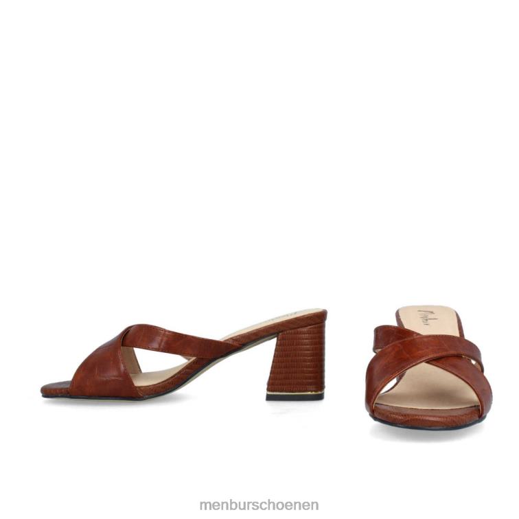 bruin casual chique schoen 64N063553 roccella vrouwen Menbur