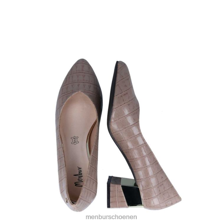 bruin casual chique schoen 64N06393 capostrado vrouwen Menbur
