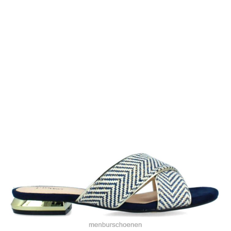 donkerblauw casual chique schoen 64N063146 bisenzio vrouwen Menbur