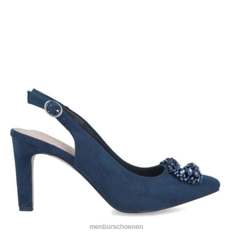 donkerblauw casual chique schoen 64N063518 antronapiana vrouwen Menbur