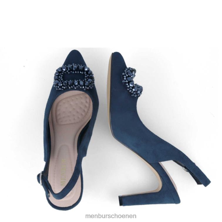 donkerblauw casual chique schoen 64N063518 antronapiana vrouwen Menbur