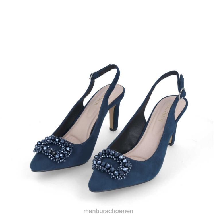 donkerblauw casual chique schoen 64N063518 antronapiana vrouwen Menbur