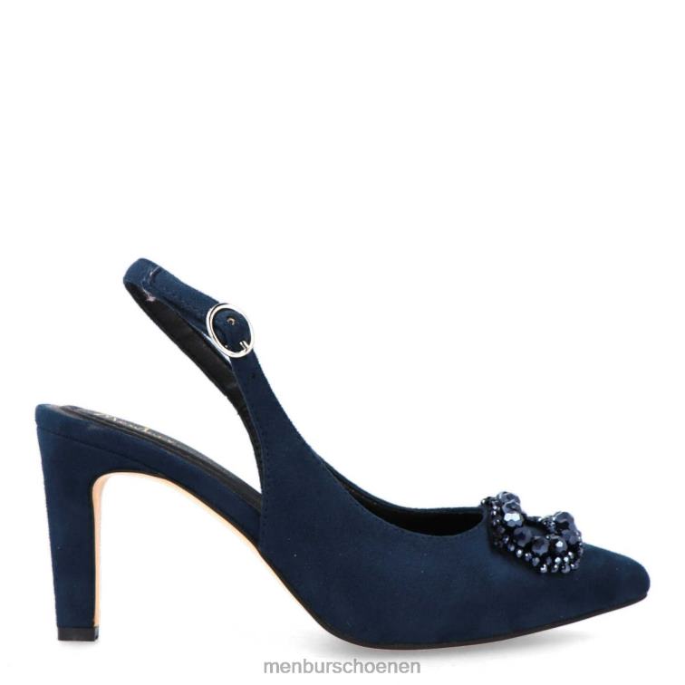 donkerblauw casual chique schoen 64N063518 antronapiana vrouwen Menbur