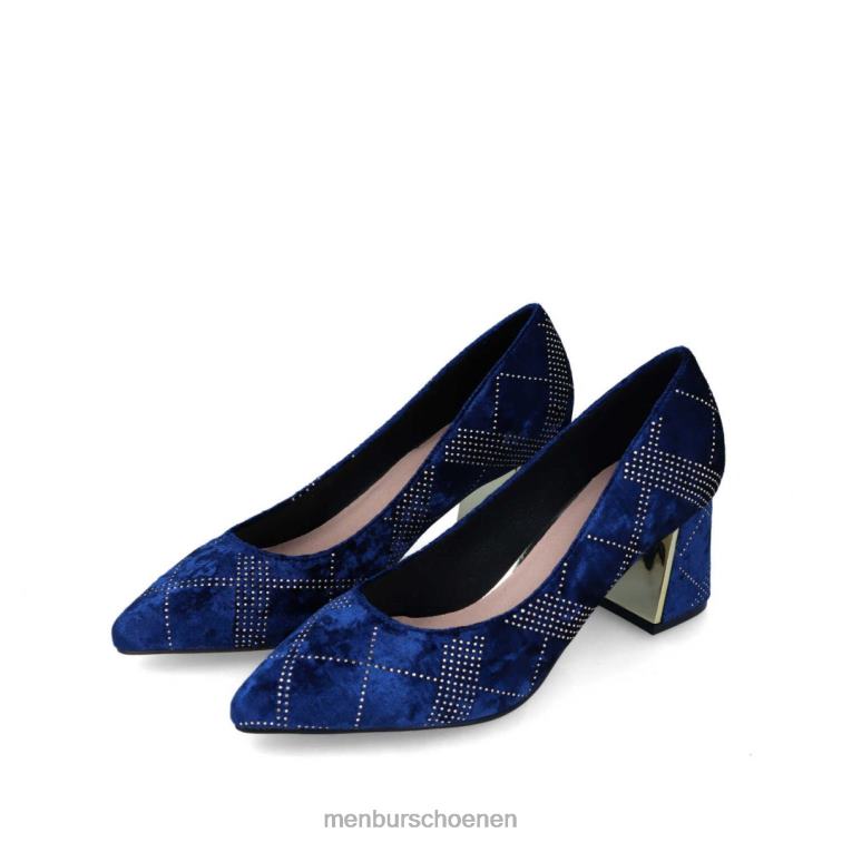 donkerblauw casual chique schoen 64N06401 kampotosto vrouwen Menbur