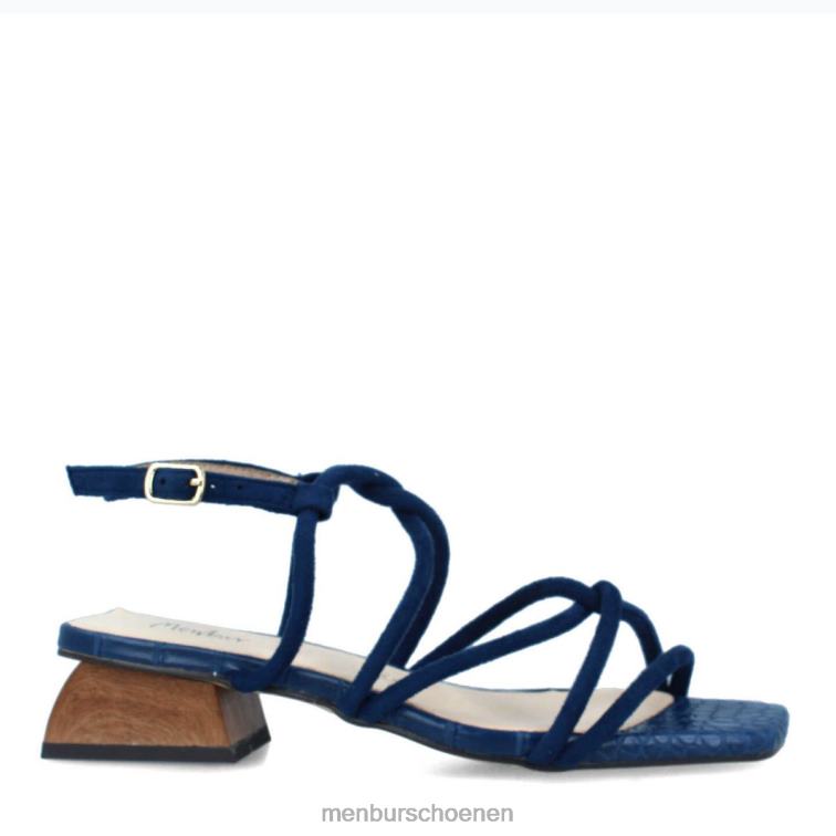 donkerblauw casual chique schoen 64N06481 capiton vrouwen Menbur