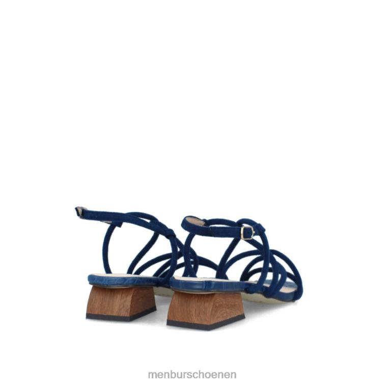 donkerblauw casual chique schoen 64N06481 capiton vrouwen Menbur