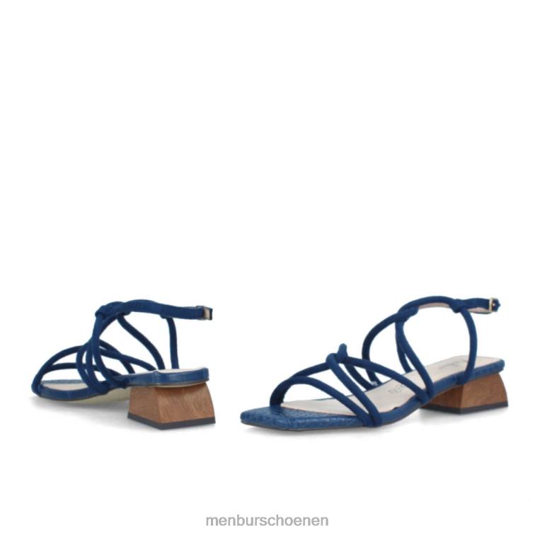 donkerblauw casual chique schoen 64N06481 capiton vrouwen Menbur