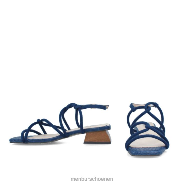 donkerblauw casual chique schoen 64N06481 capiton vrouwen Menbur