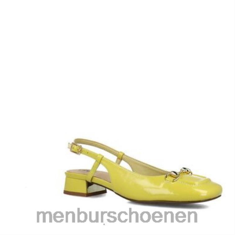geel casual chique schoen 64N062955 beeldhouwer vrouwen Menbur