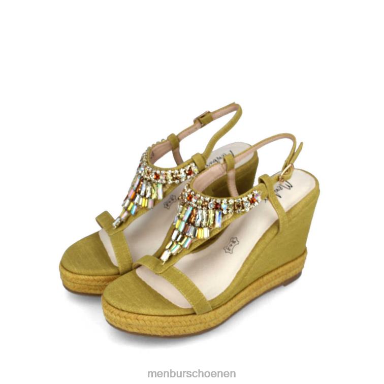 geel casual chique schoen 64N063041 belladama vrouwen Menbur