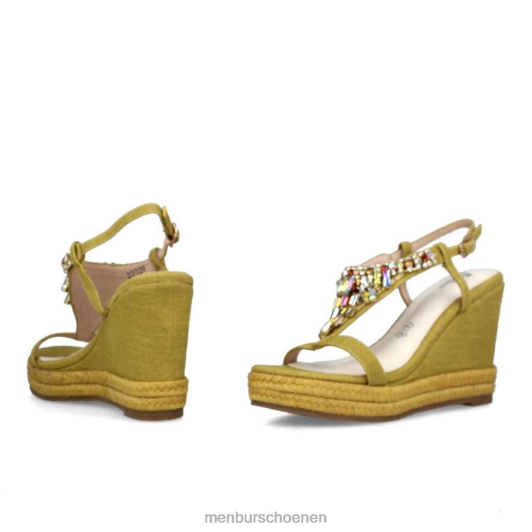 geel casual chique schoen 64N063041 belladama vrouwen Menbur