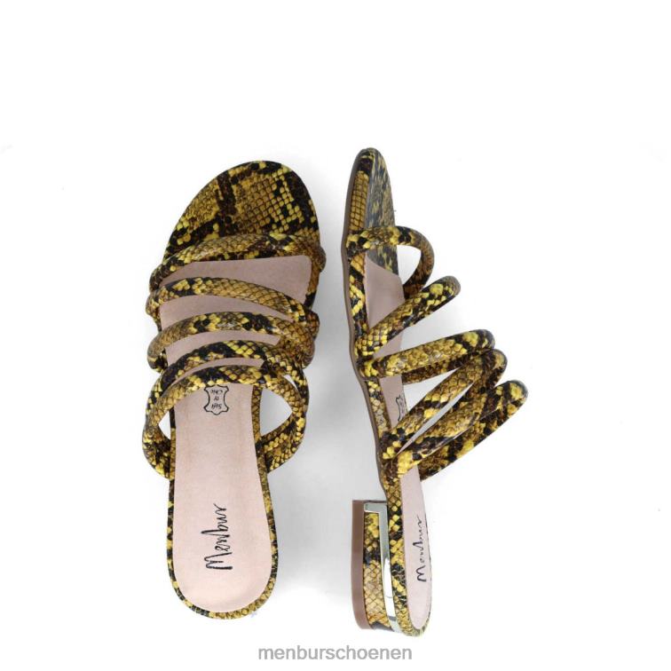geel casual chique schoen 64N063179 castello vrouwen Menbur