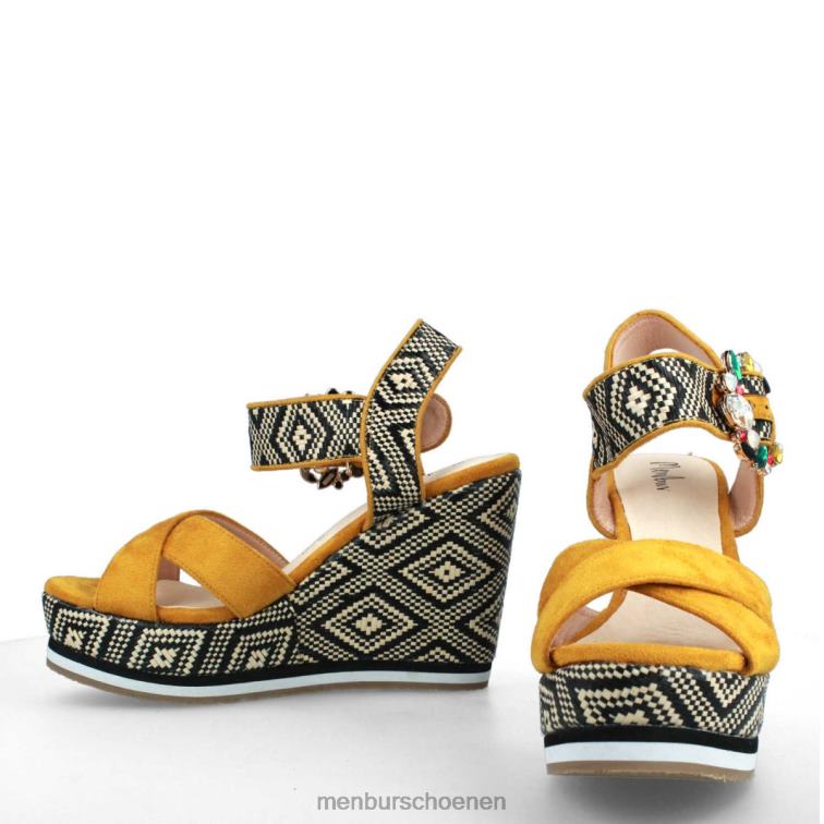 geel casual chique schoen 64N063193 castello vrouwen Menbur