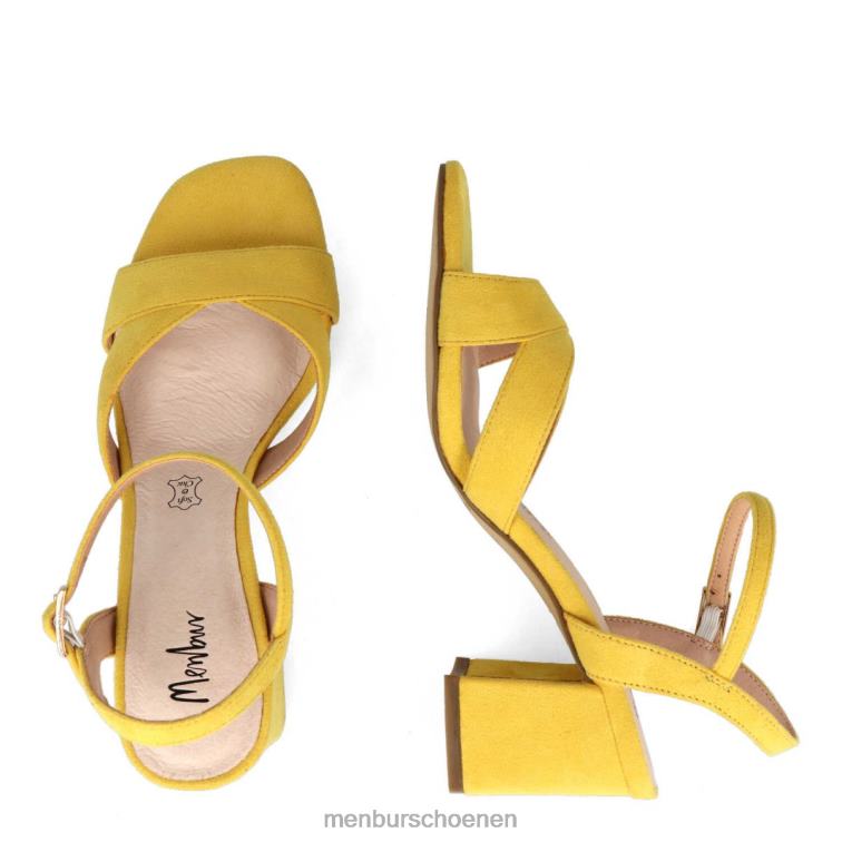 geel casual chique schoen 64N063254 fineer vrouwen Menbur