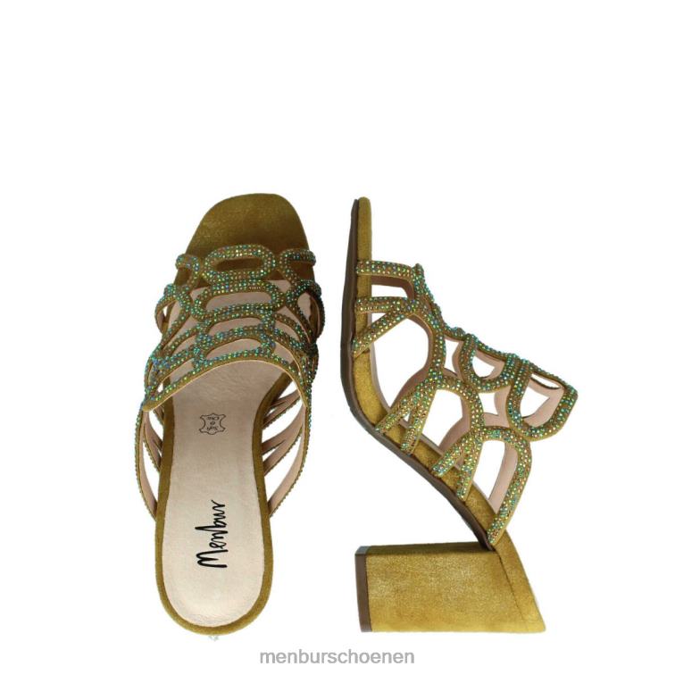 geel casual chique schoen 64N063508 Murata vrouwen Menbur