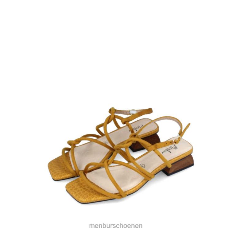 geel casual chique schoen 64N063550 capiton vrouwen Menbur