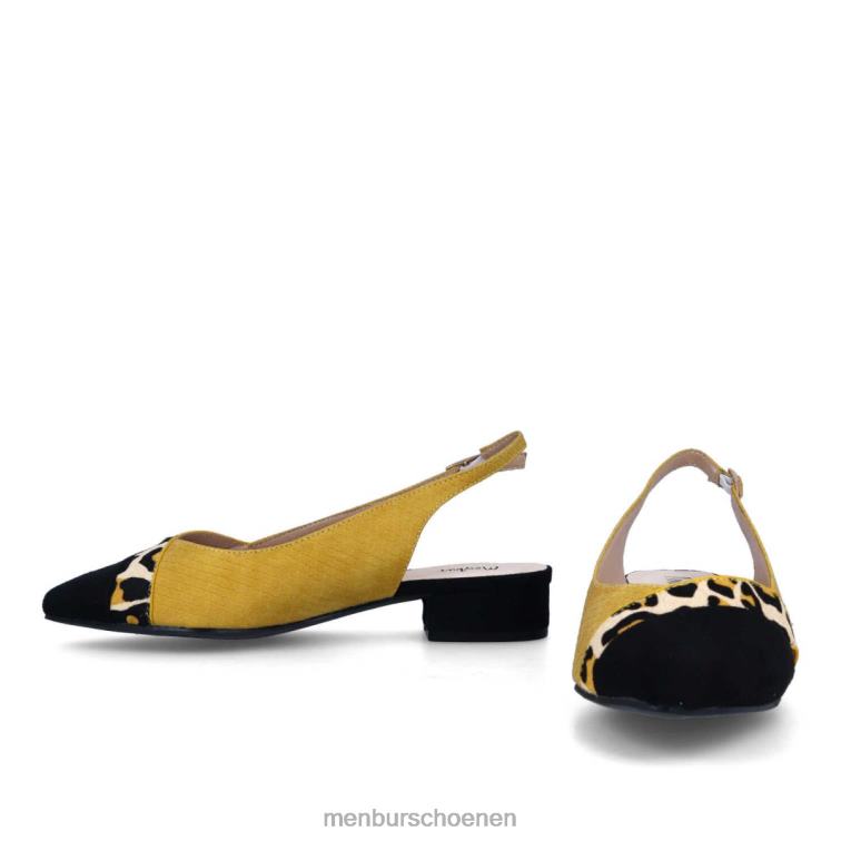 geel casual chique schoen 64N063582 bersano vrouwen Menbur