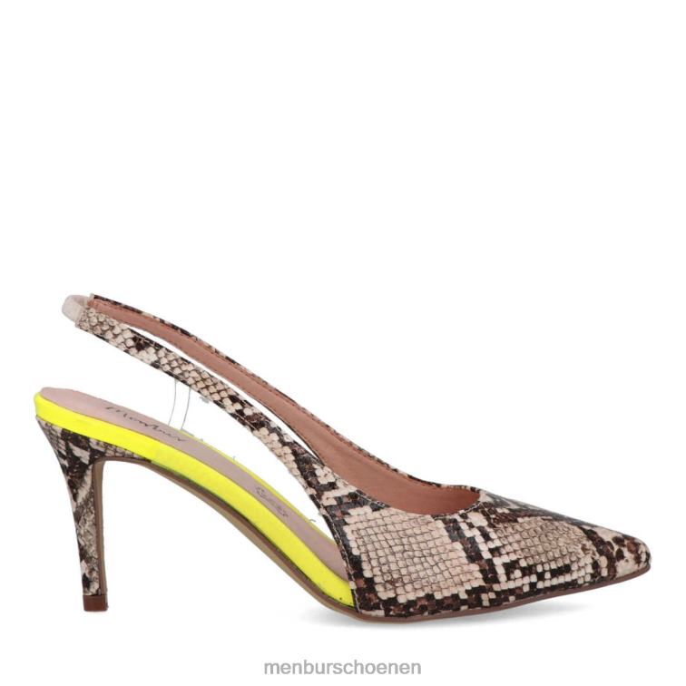 geel casual chique schoen 64N06376 bonomo vrouwen Menbur