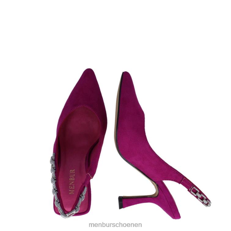 paars casual chique schoen 64N063420 eenhoorn vrouwen Menbur