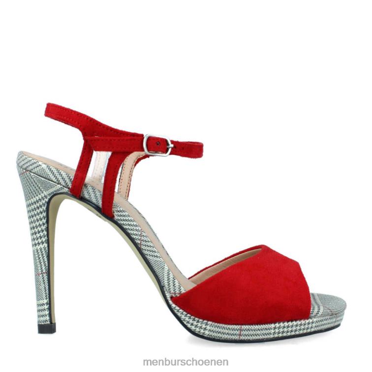rood casual chique schoen 64N06242 Brescia vrouwen Menbur
