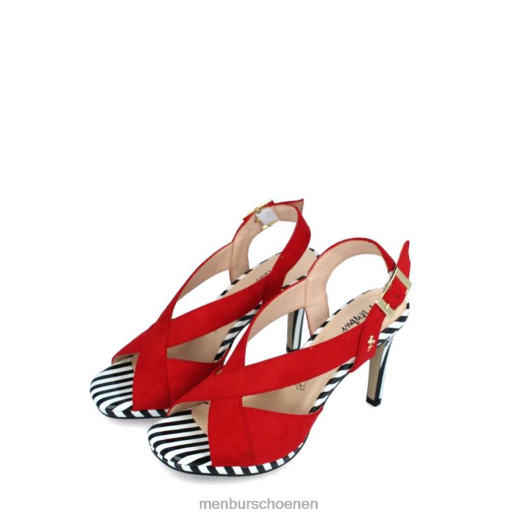 rood casual chique schoen 64N063104 pregola vrouwen Menbur