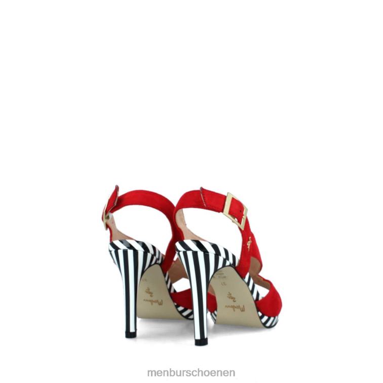rood casual chique schoen 64N063104 pregola vrouwen Menbur