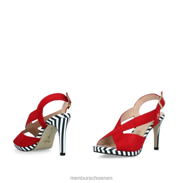 rood casual chique schoen 64N063104 pregola vrouwen Menbur