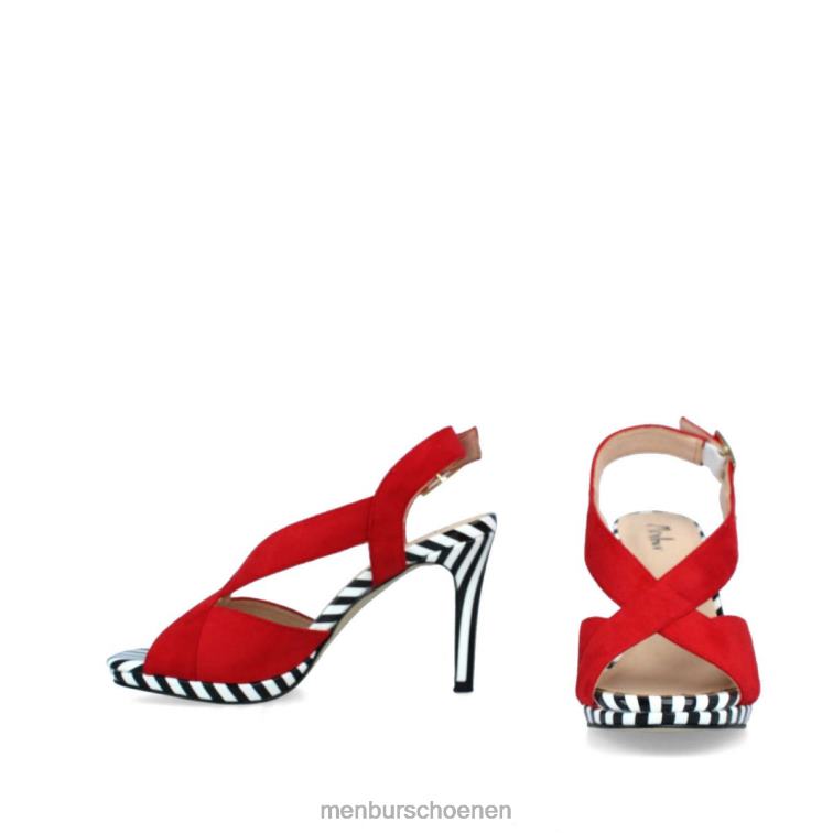 rood casual chique schoen 64N063104 pregola vrouwen Menbur