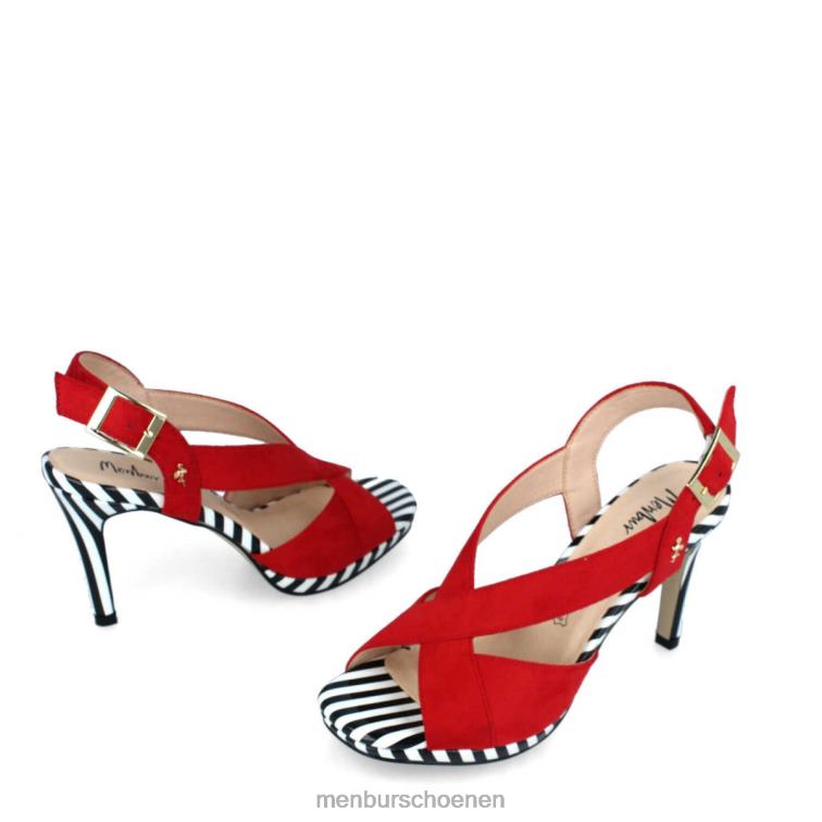 rood casual chique schoen 64N063104 pregola vrouwen Menbur