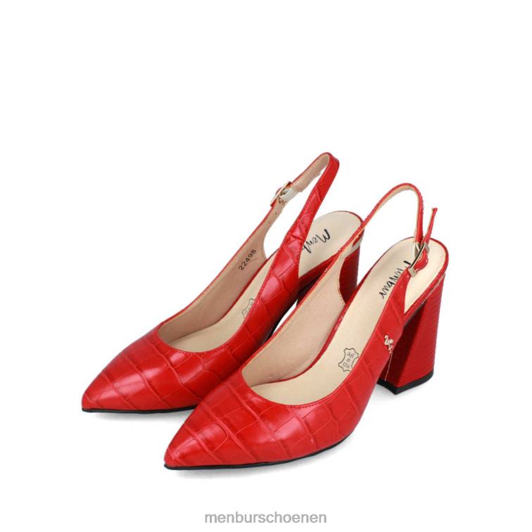 rood casual chique schoen 64N063142 kamp van vrouwen Menbur