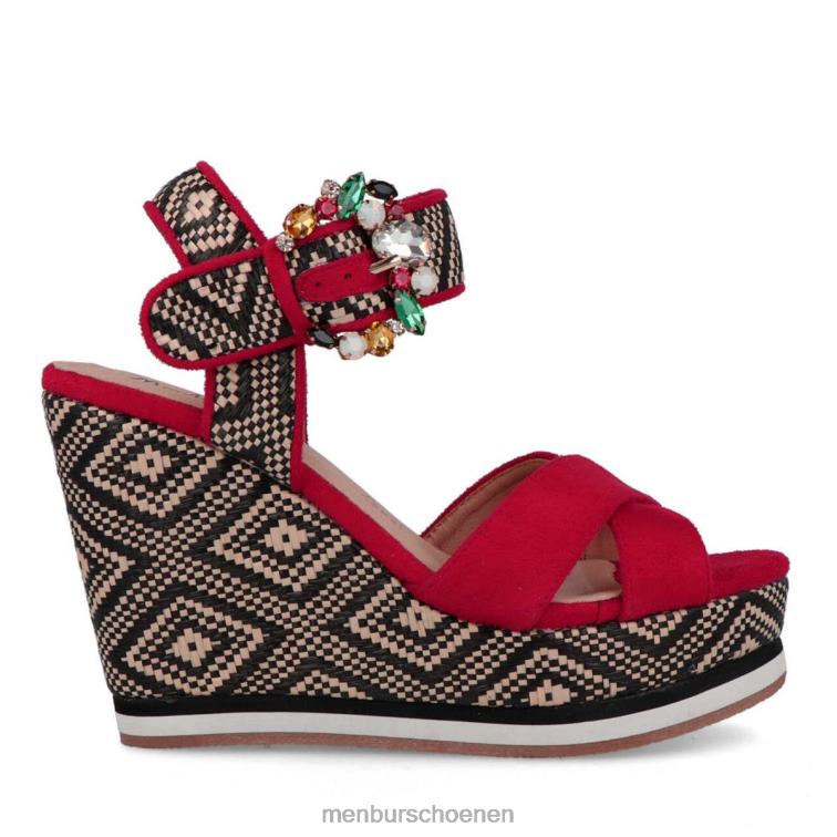 rood casual chique schoen 64N063192 castello vrouwen Menbur