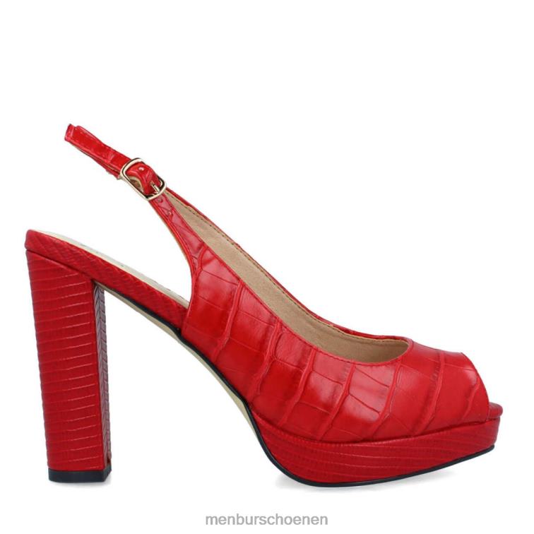 rood casual chique schoen 64N063203 kamp vrouwen Menbur
