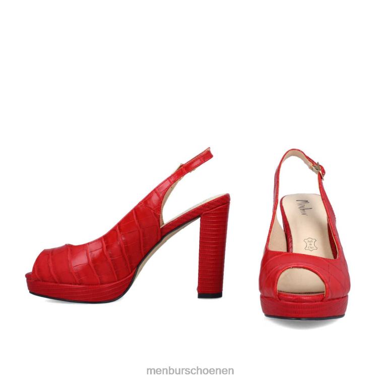 rood casual chique schoen 64N063203 kamp vrouwen Menbur